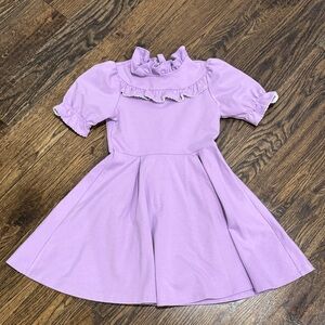 Janie and Jack Lilac Ruffle Dress